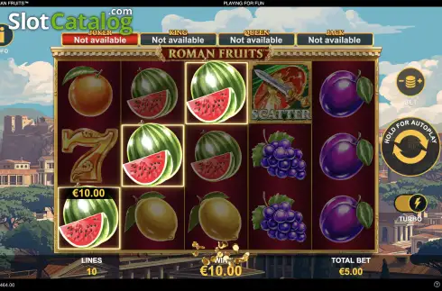 Οθόνη4. Roman Fruits Κουλοχέρης
