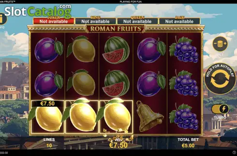 Οθόνη5. Roman Fruits Κουλοχέρης