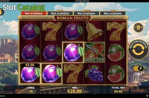Οθόνη6. Roman Fruits Κουλοχέρης