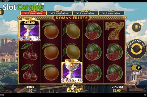 Οθόνη8. Roman Fruits Κουλοχέρης
