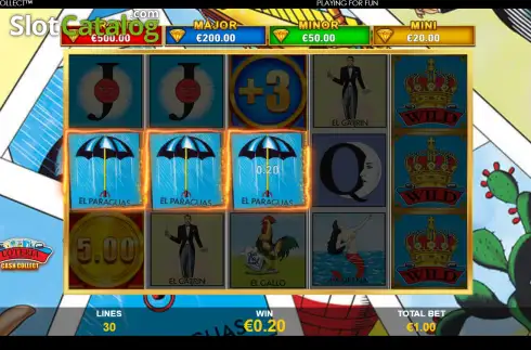 Οθόνη3. Loteria Don Clemente Cash Collect Κουλοχέρης