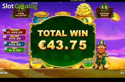 Οθόνη3. Gold Trio: Leprechaun's Luck Κουλοχέρης