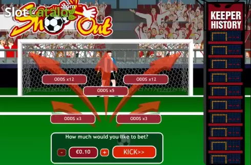 Οθόνη 1. Penalty Shoot Out (Playtech) Κουλοχέρης
