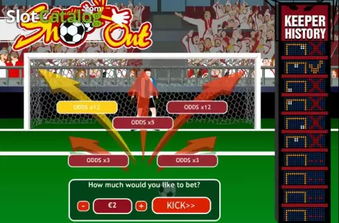 Οθόνη 2. Penalty Shoot Out (Playtech) Κουλοχέρης