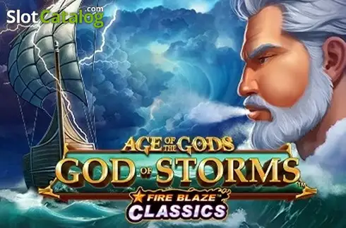 Age of the Gods: God of Storms Fire Blaze Λογότυπο Age of the Gods: God of Storms Fire Blaze Λογότυπο