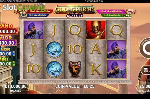 Οθόνη2. Age of the Gods: God of Storms Fire Blaze Κουλοχέρης