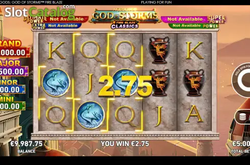 Οθόνη3. Age of the Gods: God of Storms Fire Blaze Κουλοχέρης