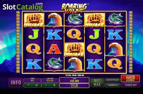 Οθόνη 6. Roaring Bears Κουλοχέρης