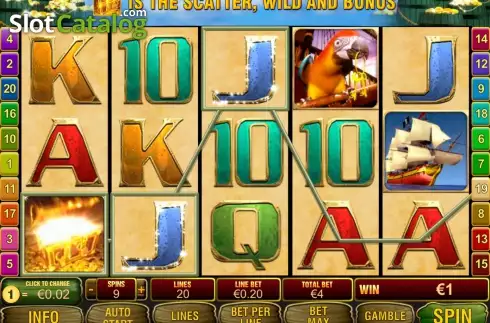 Οθόνη8. Captain's Treasure Pro Κουλοχέρης