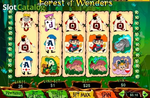 Οθόνη4. Forest of Wonders Κουλοχέρης