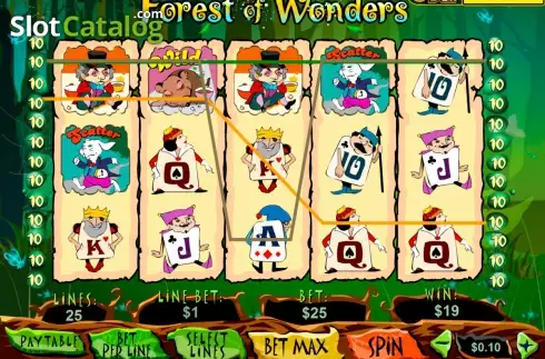 Οθόνη7. Forest of Wonders Κουλοχέρης