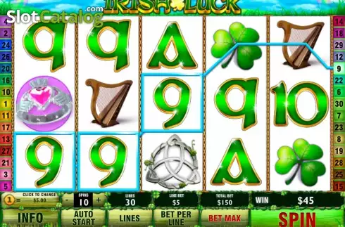 Οθόνη8. Irish Luck (Playtech) Κουλοχέρης