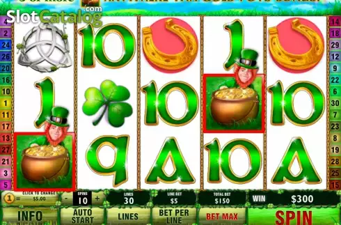 Οθόνη9. Irish Luck (Playtech) Κουλοχέρης