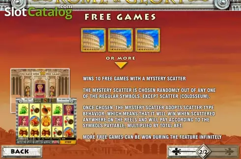 Οθόνη4. Rome Glory Κουλοχέρης