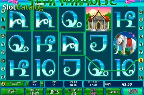 Οθόνη7. Thai Paradise (Playtech) Κουλοχέρης