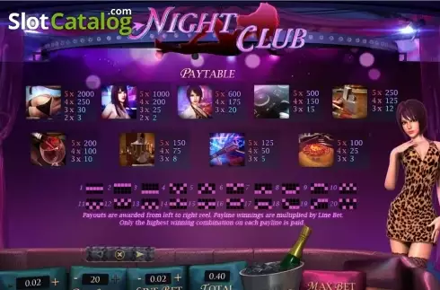 Οθόνη πληρωμής. Club Night Κουλοχέρης 