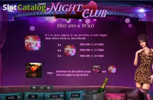 Διαθέτει οθόνη Περιγραφή. Club Night Κουλοχέρης 