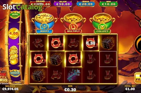 Οθόνη5. Gold Trio: Lil' Demon Κουλοχέρης