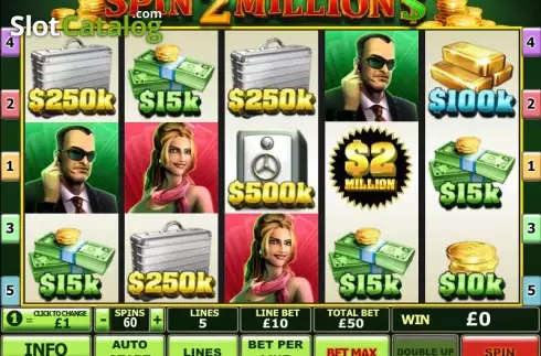 Οθόνη2. Spin 2 Million Κουλοχέρης