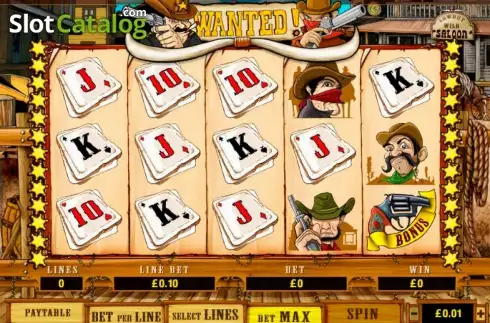 Οθόνη2. Wanted (Playtech) Κουλοχέρης