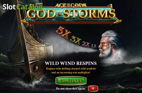 Οθόνη 1. Age of the Gods God of Storms Κουλοχέρης