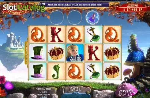 Οθόνη 2. Adventures Beyond Wonderland (SUNFOX Games) Κουλοχέρης