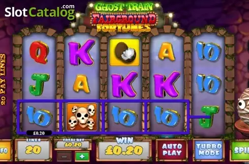 Οθόνη 5. Fairground Fortunes Ghost Train Κουλοχέρης