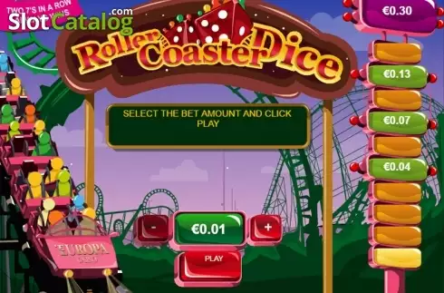 Οθόνη 1. Roller Coaster Dice Κουλοχέρης