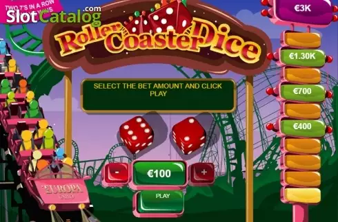 Οθόνη 3. Roller Coaster Dice Κουλοχέρης