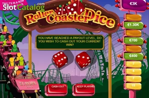 Οθόνη 4. Roller Coaster Dice Κουλοχέρης