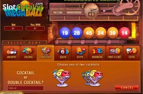 Οθόνη 2. Mega Ball (Playtech) Κουλοχέρης