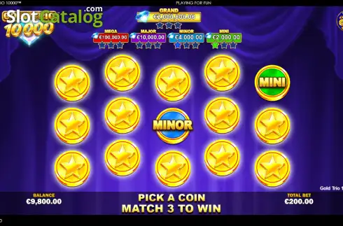 Οθόνη3. Gold Trio 10000 Κουλοχέρης