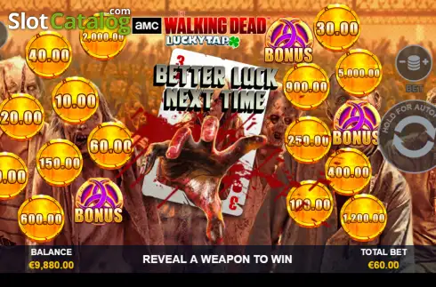 Οθόνη3. The Walking Dead LuckyTap Κουλοχέρης