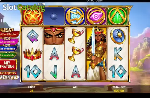 Οθόνη2. Age of the Gods: Amazon Wild Κουλοχέρης 