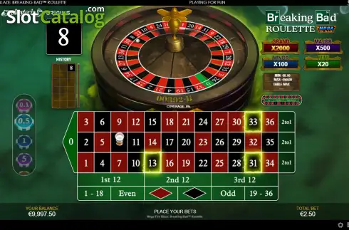 Οθόνη3. Mega Fire Blaze: Breaking Bad Roulette Κουλοχέρης