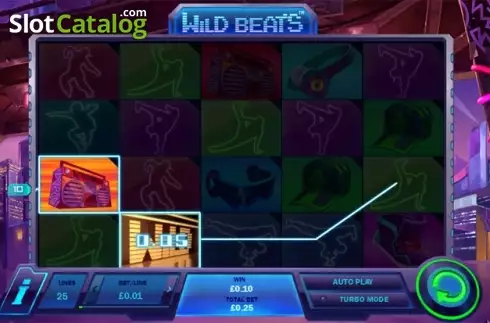 Οθόνη 3. Wild Beats Κουλοχέρης