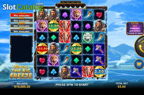 Οθόνη2. CoinFall: The Big Freeze Κουλοχέρης