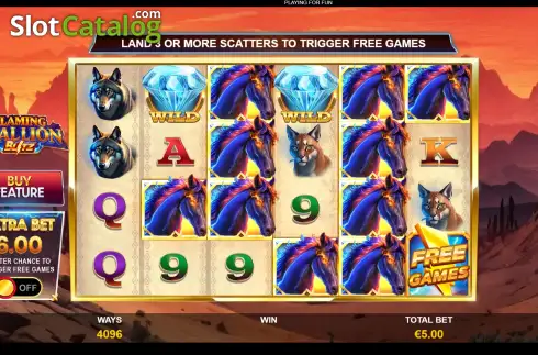 Οθόνη2. Flaming Stallion Blitz Κουλοχέρης 