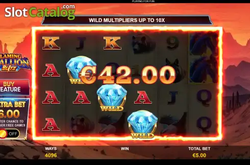Οθόνη3. Flaming Stallion Blitz Κουλοχέρης 
