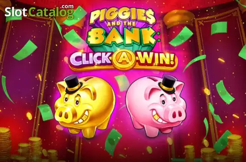 Piggies and the Bank Click-A-Win Λογότυπο Piggies and the Bank Click-A-Win Λογότυπο