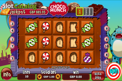 Οθόνη3. Choco Munch Κουλοχέρης