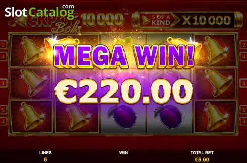 Οθόνη3. Jackpot Bells 10000 Κουλοχέρης