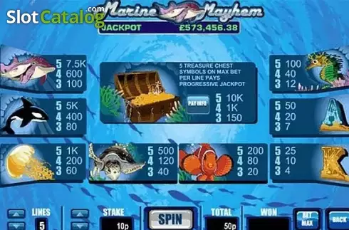 Οθόνη2. Marine Mayhem Mini Κουλοχέρης