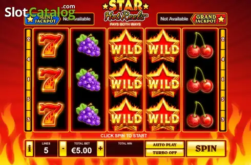 Οθόνη2. Star Hot Reels Κουλοχέρης