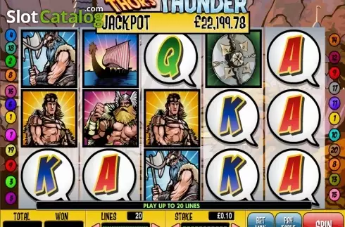 Οθόνη3. Thor's Thunder (Playtech) Κουλοχέρης
