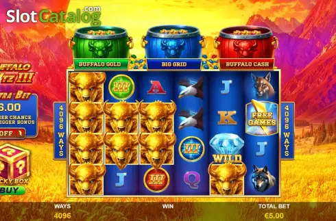 Οθόνη2. Buffalo Blitz 3 Κουλοχέρης