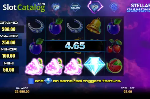 Οθόνη3. Stellar Diamonds Κουλοχέρης