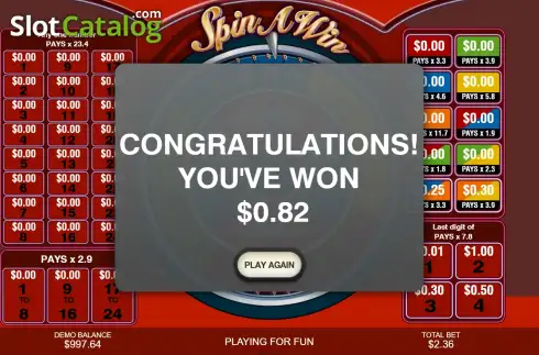 Οθόνη3. Spin Till You Win Roulette Κουλοχέρης 