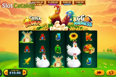 Οθόνη2. Rooster's Farm Riches Κουλοχέρης
