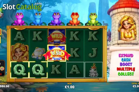 Οθόνη3. 5 Boom: Frog Frenzy Κουλοχέρης